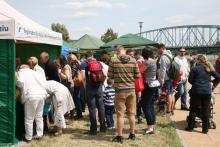 Leśnicy na pikniku nad Wisłą