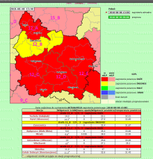 Sytuacja pożarowa w lasach