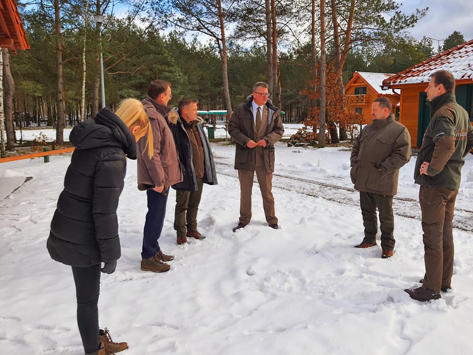 Minister Edward Siarka odwiedził Dyrekcję Lasów Państwowych w Toruniu