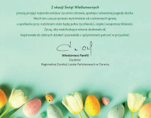 Życzenia wielkanocne Dyrektora RDLP w Toruniu
