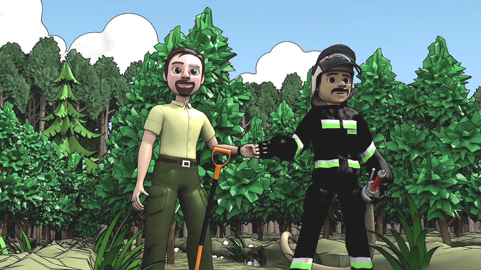 Kadr z animacyjnego filmu Piotra Barwiku, zwycięzcy OPTAL 2021